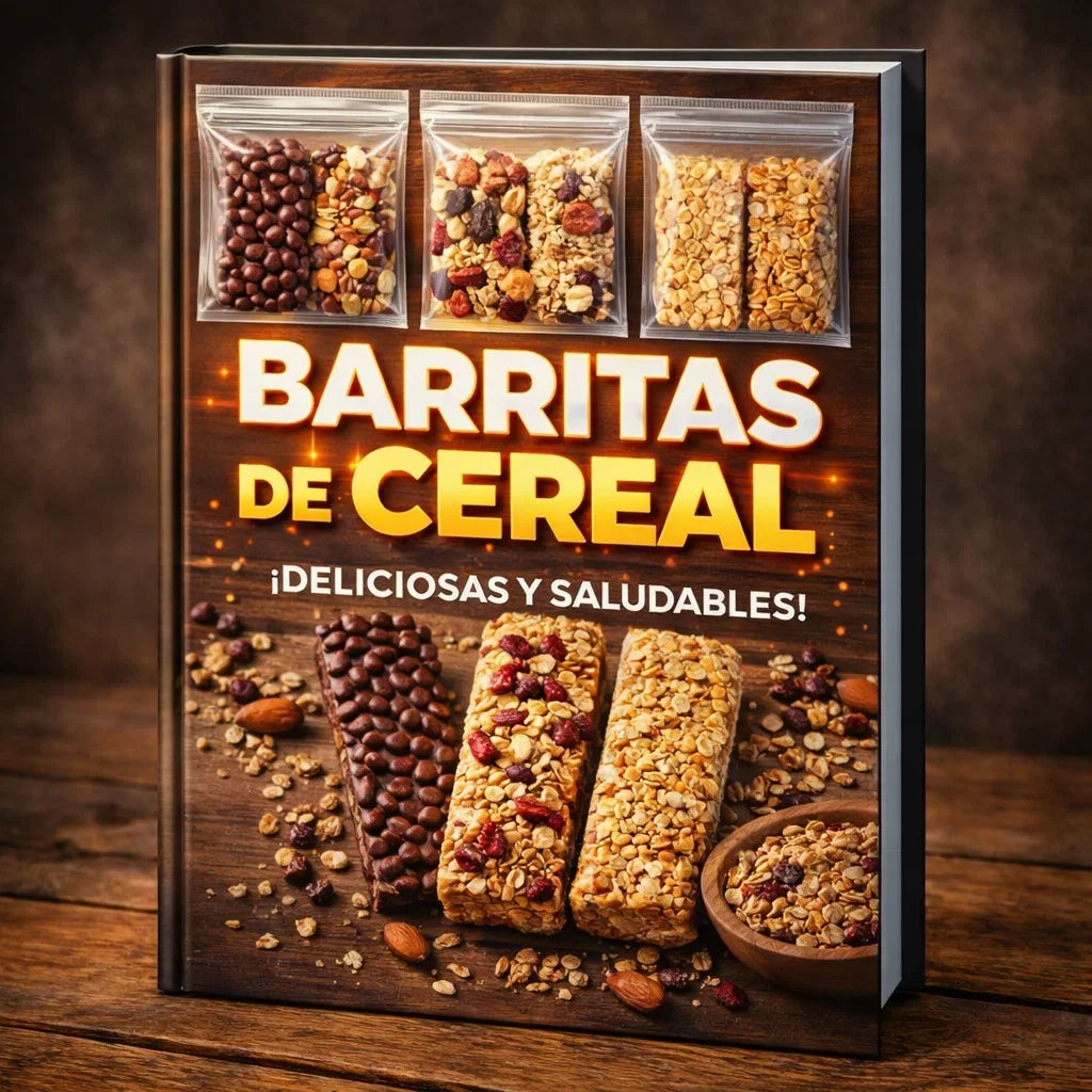 Recetario Barritas de Cereal Saludables