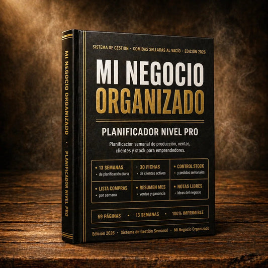Planificador Nivel PRO - Negocio Organizado